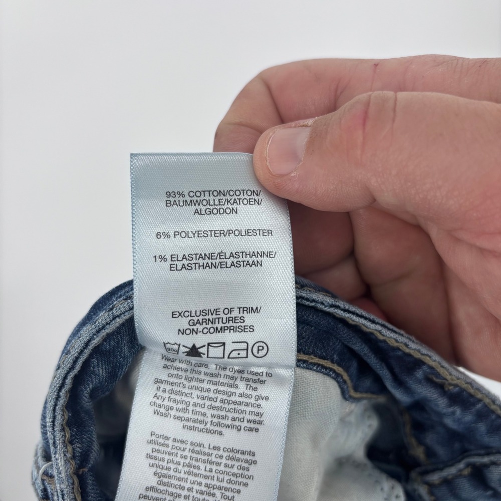 Silver Jeans Craig Mens 36x32 (Tagged 38x34) Blue Bootcut Faded Rugged Classic - Picture 11 of 12